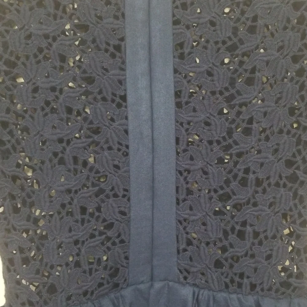Keepsake The Label Navy Lace Dress Medium
